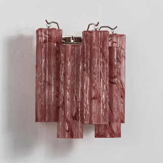 Ondine Tiered Glass Tube Wall Sconce