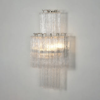 Ondine Tiered Glass Tube Wall Sconce