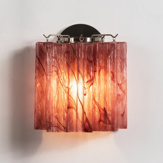 Ondine Tiered Glass Tube Wall Sconce
