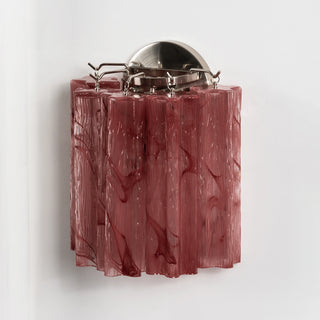Ondine Tiered Glass Tube Wall Sconce