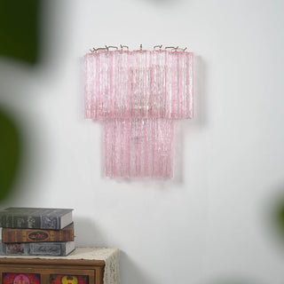 Ondine Tiered Glass Tube Wall Sconce