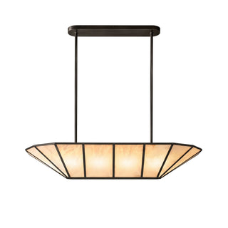 Orlaine Faceted Alabaster Panel Chandelier