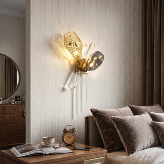 Ottilie Sculptural Crystal Wall Sconce