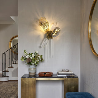 Ottilie Sculptural Crystal Wall Sconce
