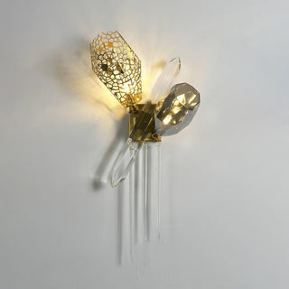 Ottilie Sculptural Crystal Wall Sconce