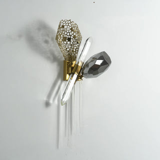 Ottilie Sculptural Crystal Wall Sconce