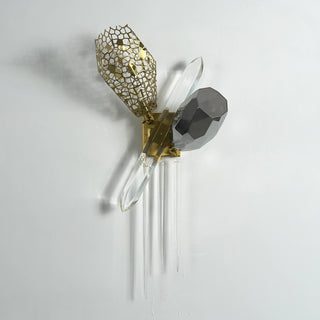 Ottilie Sculptural Crystal Wall Sconce
