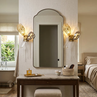 Ottilie Sculptural Crystal Wall Sconce