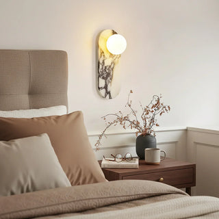 Oval-Marble-Modulo-Glass-Wall-Lamp-Vidirlighting4 - Vidirlighting