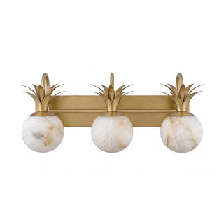 Palmyra Alabaster Globe Palm Wall Sconce