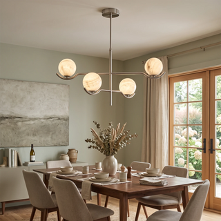 Perrin Crossing Arm Globe Chandelier