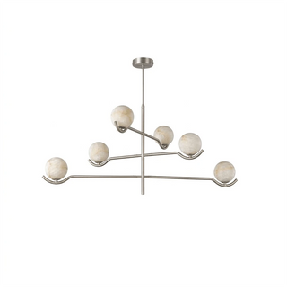 Perrin Crossing Arm Globe Chandelier