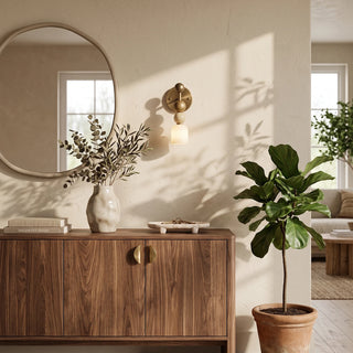 Perrin Stacked Alabaster Wall Sconce