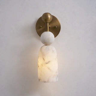 Perrin Stacked Alabaster Wall Sconce