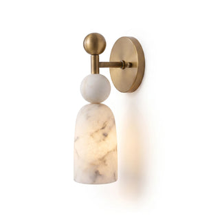 Perrin Stacked Alabaster Wall Sconce