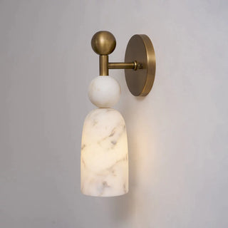 Perrin Stacked Alabaster Wall Sconce