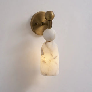Perrin Stacked Alabaster Wall Sconce