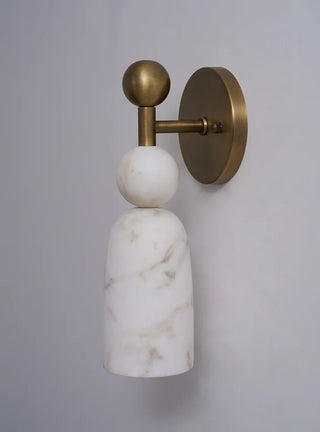 Perrin Stacked Alabaster Wall Sconce
