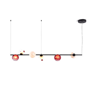 Perrin Threaded Orb Linear Chandelier