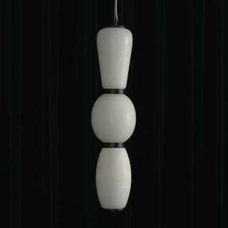 Perrine Stacked Alabaster Pendant Light