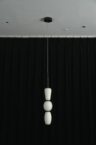 Perrine Stacked Alabaster Pendant Light