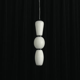 Perrine Stacked Alabaster Pendant Light