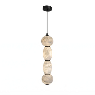 Perrine Stacked Alabaster Pendant Light