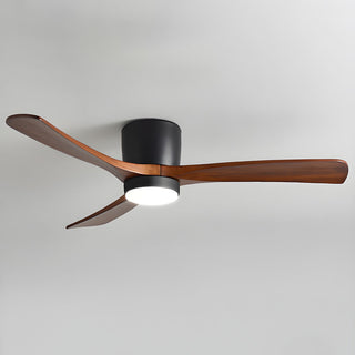 Propeller Style Wooden Ceiling Fan Light