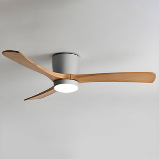 Propeller Style Wooden Ceiling Fan Light