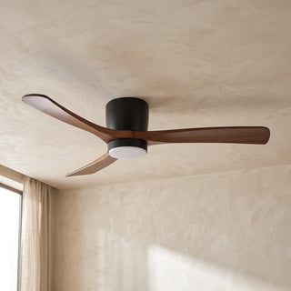 Propeller Style Wooden Ceiling Fan Light