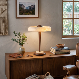 Quiet Luxury Alabaster Table Lamp
