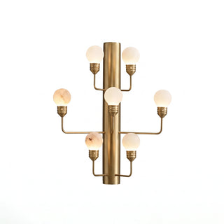 Raggiera Alabaster Globe Wall Sconce