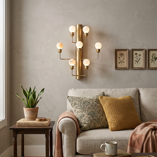 Raggiera Alabaster Globe Wall Sconce