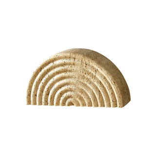 Rainbow Arched Travertine Wall Lamp