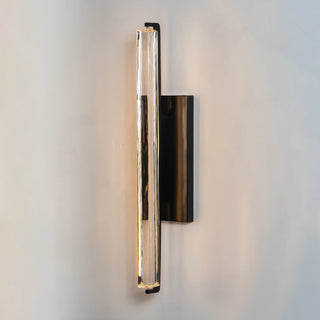 Rainer Faceted Crystal Bar Sconce