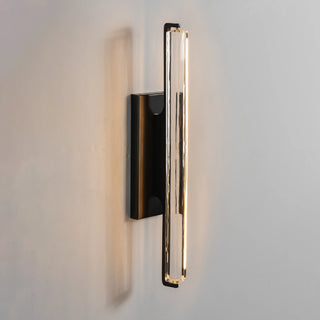 Rainer Faceted Crystal Bar Sconce
