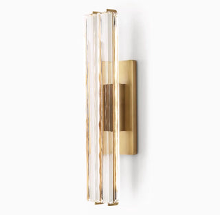 Rainer Faceted Crystal Bar Sconce