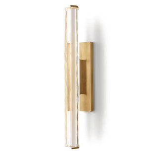 Rainer Faceted Crystal Bar Sconce