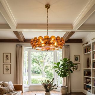 Ivor Discus Glass Ring Chandelier