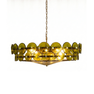 Ivor Discus Glass Ring Chandelier