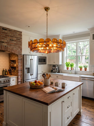 Ivor Discus Glass Ring Chandelier