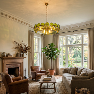 Ivor Discus Glass Ring Chandelier