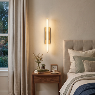 Rainer Faceted Crystal Bar Sconce