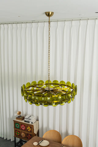 Ivor Discus Glass Ring Chandelier