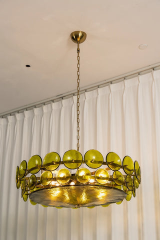 Ivor Discus Glass Ring Chandelier