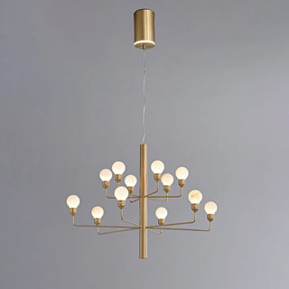Ramelle Alabaster Tiered Branch Chandelier