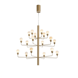Ramelle Alabaster Tiered Branch Chandelier