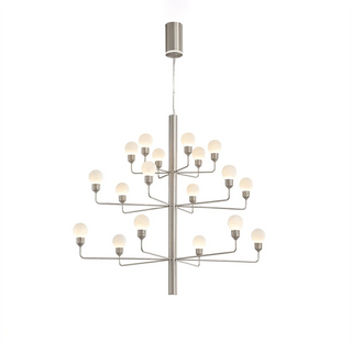 Ramelle Alabaster Tiered Branch Chandelier