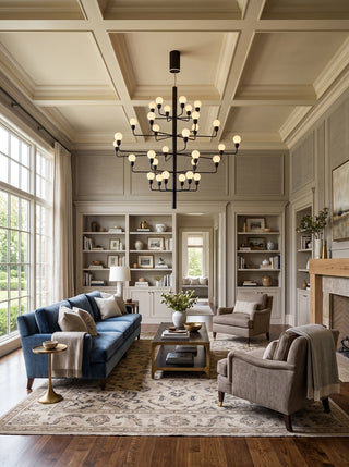 Ramelle Alabaster Tiered Branch Chandelier