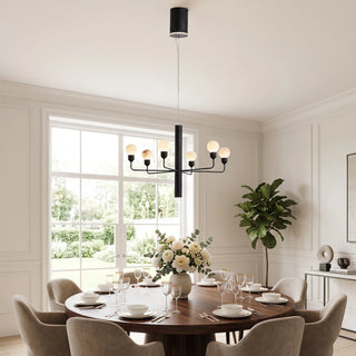 Ramelle Alabaster Tiered Branch Chandelier
